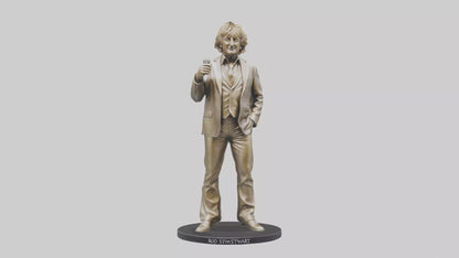 3D model Rod Stewart statue model VR / AR / low-poly