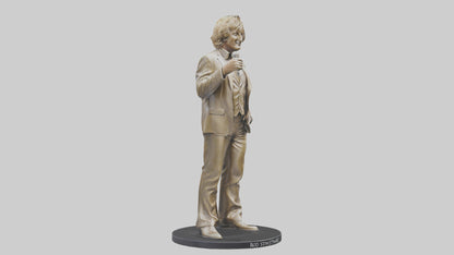 3D model Rod Stewart statue model VR / AR / low-poly
