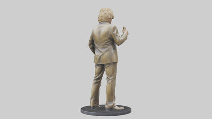 3D model Rod Stewart statue model VR / AR / low-poly