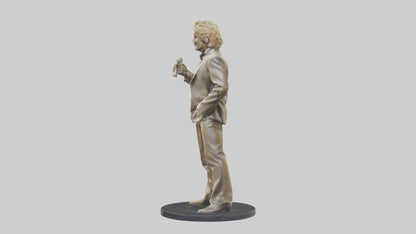 3D model Rod Stewart statue model VR / AR / low-poly