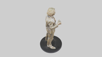 3D model Rod Stewart statue model VR / AR / low-poly