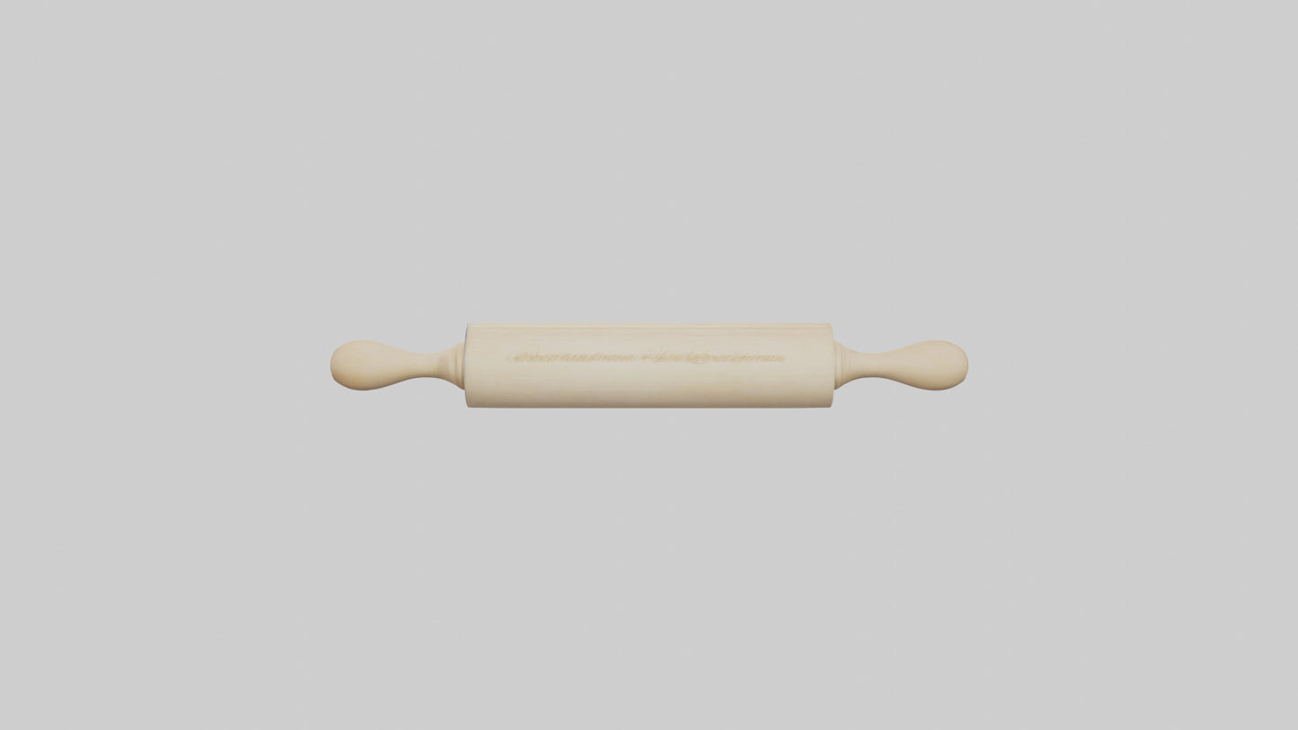 Rolling Pin model VR / AR / low-poly