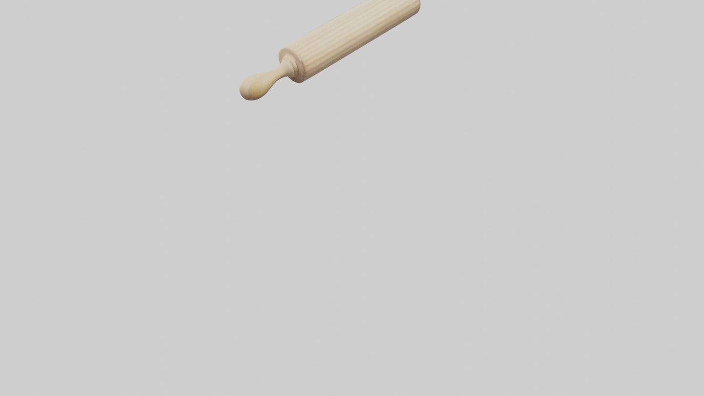 Rolling Pin model VR / AR / low-poly