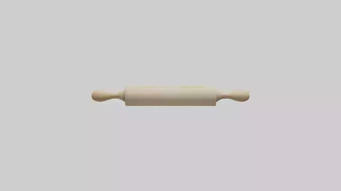 Rolling Pin model VR / AR / low-poly