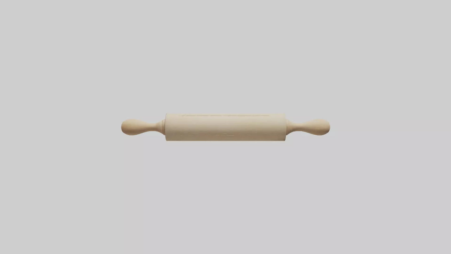 Rolling Pin model VR / AR / low-poly