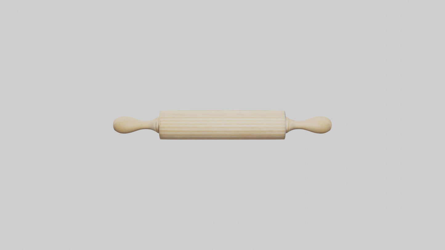 Rolling Pin model VR / AR / low-poly