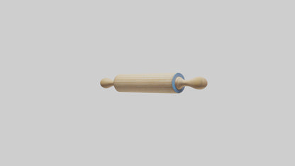 Rolling Pin model VR / AR / low-poly