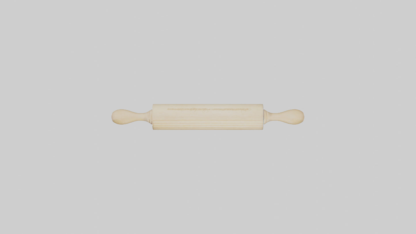Rolling Pin model VR / AR / low-poly