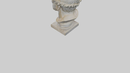 3D model Roman Emperor Bust statue model VR / AR / low-poly