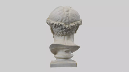 3D model Roman Emperor Bust statue model VR / AR / low-poly