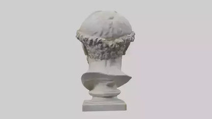 3D model Roman Emperor Bust statue model VR / AR / low-poly