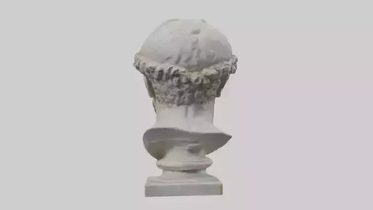3D model Roman Emperor Bust statue model VR / AR / low-poly