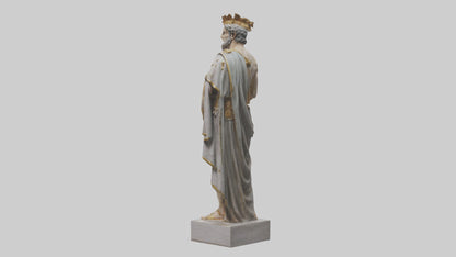 3D model Roman Emperor statue model VR / AR / low-poly