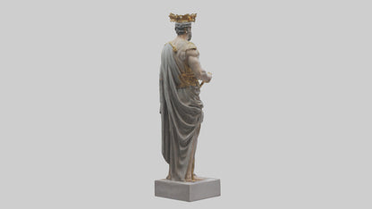 3D model Roman Emperor statue model VR / AR / low-poly