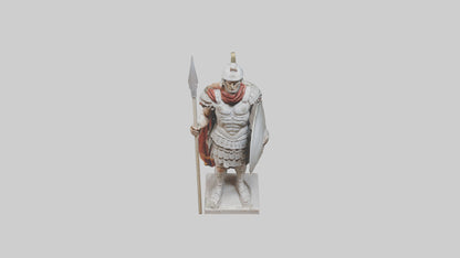 Roman Soldier sculpture model 3D model