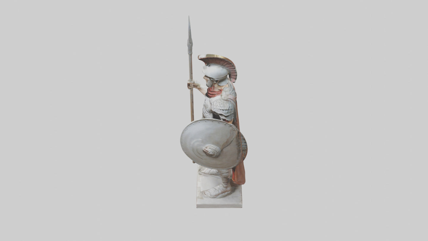 Roman Soldier sculpture model 3D model