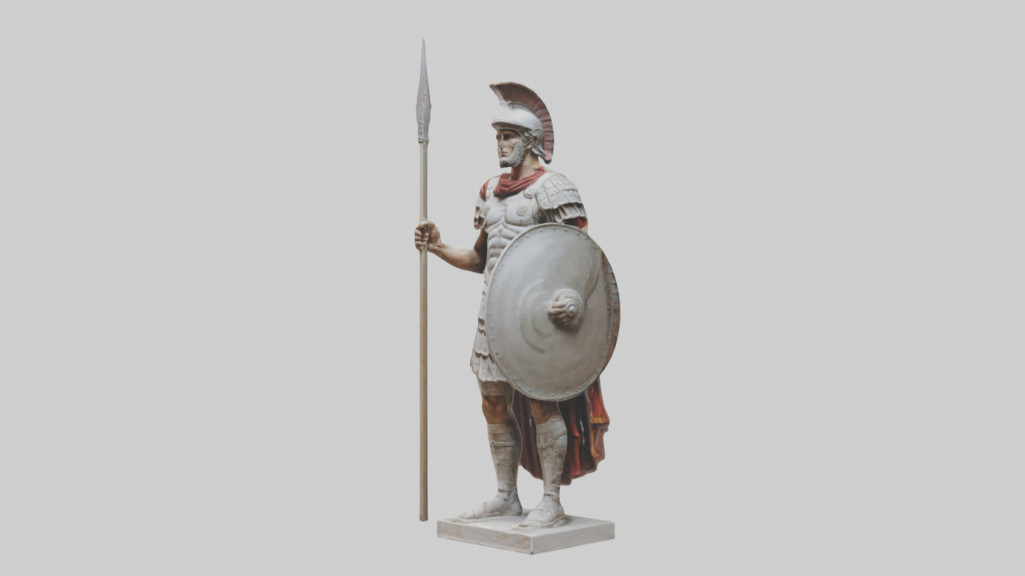 Roman Soldier sculpture model 3D model