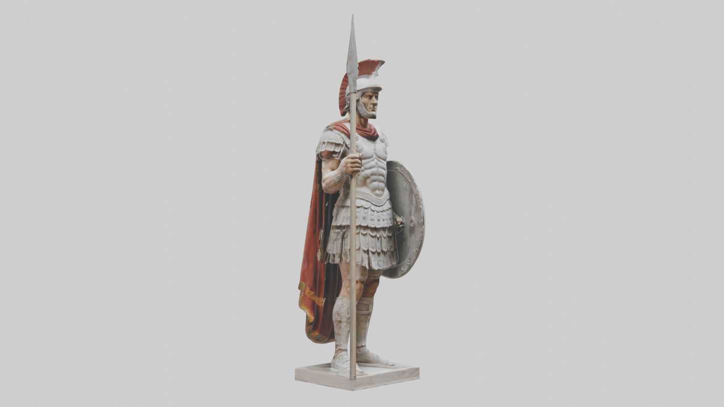 Roman Soldier sculpture model 3D model