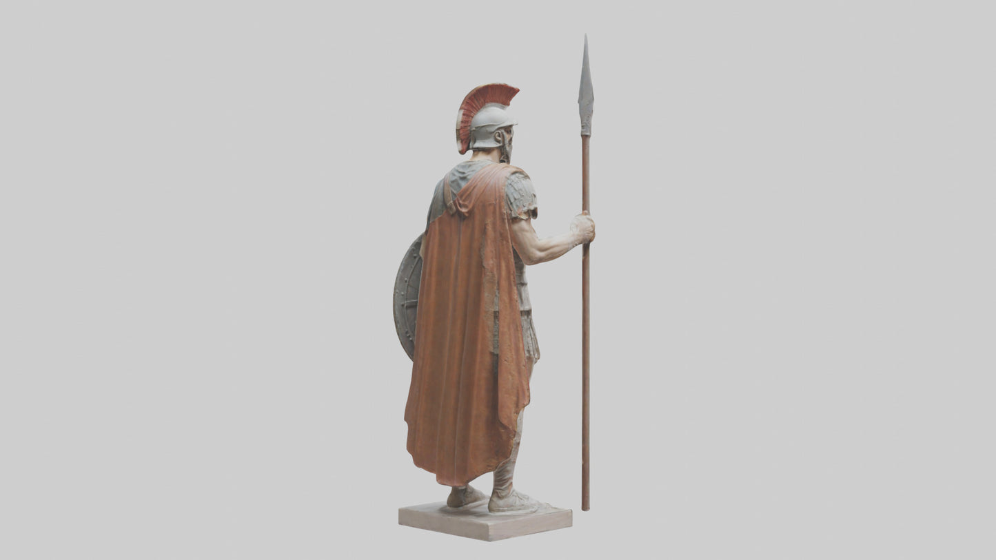 Roman Soldier sculpture model 3D model