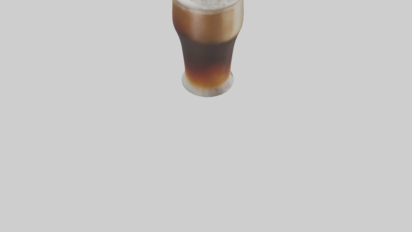3D model Root beer float model VR / AR / low-poly