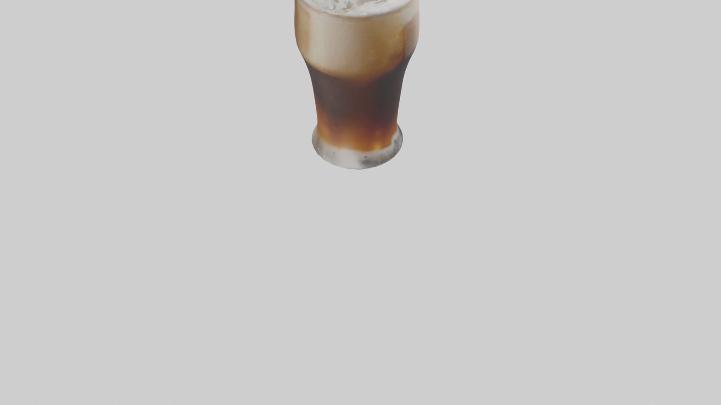3D model Root beer float model VR / AR / low-poly