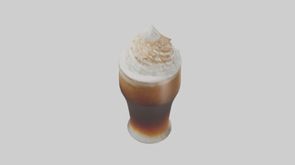 3D model Root beer float model VR / AR / low-poly