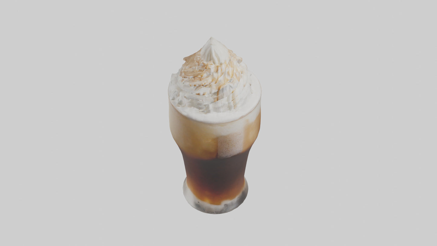 3D model Root beer float model VR / AR / low-poly