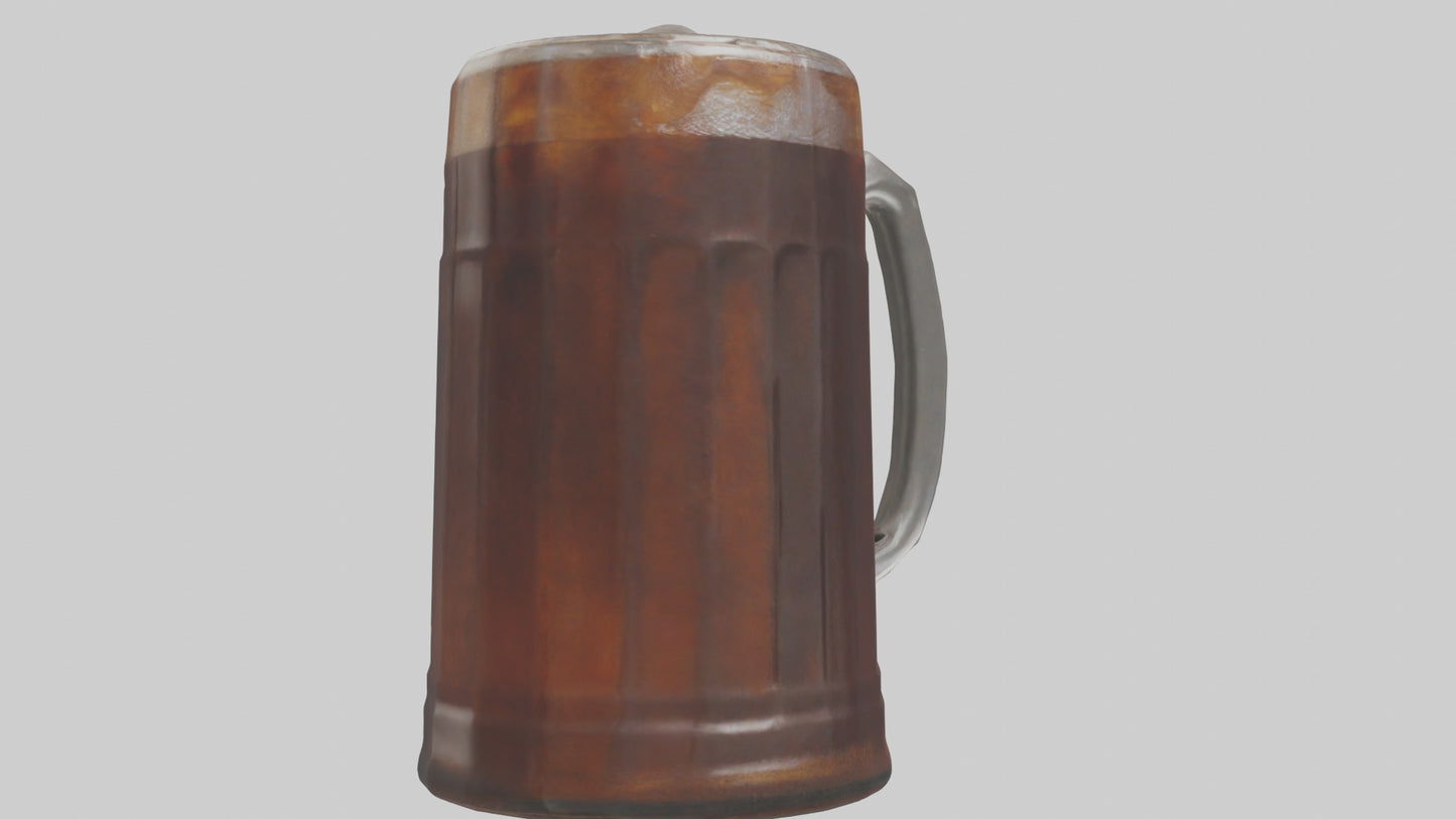 Root beer model VR / AR / low-poly