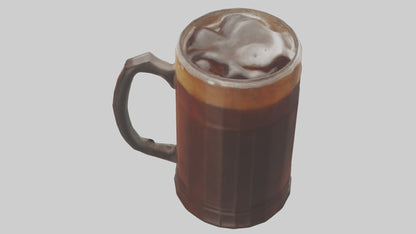 Root beer model VR / AR / low-poly