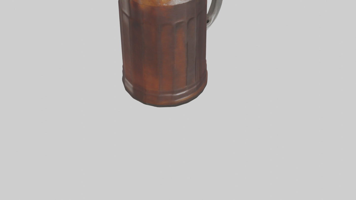 Root beer model VR / AR / low-poly
