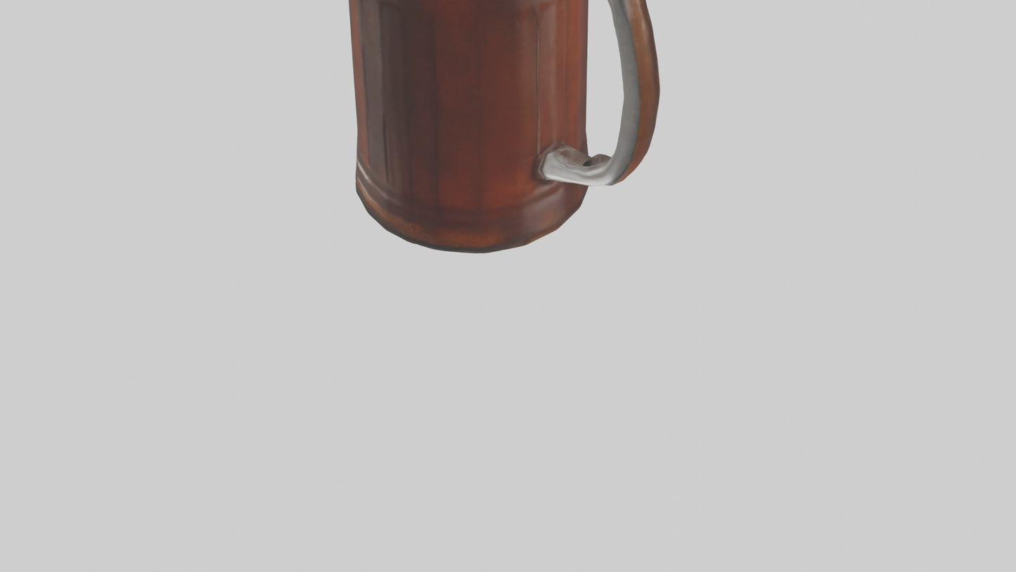 Root beer model VR / AR / low-poly