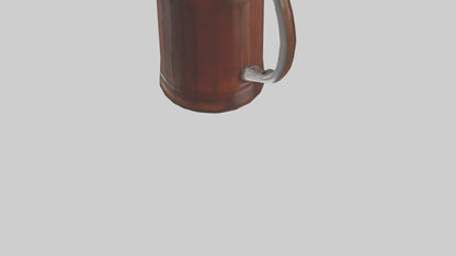 Root beer model VR / AR / low-poly