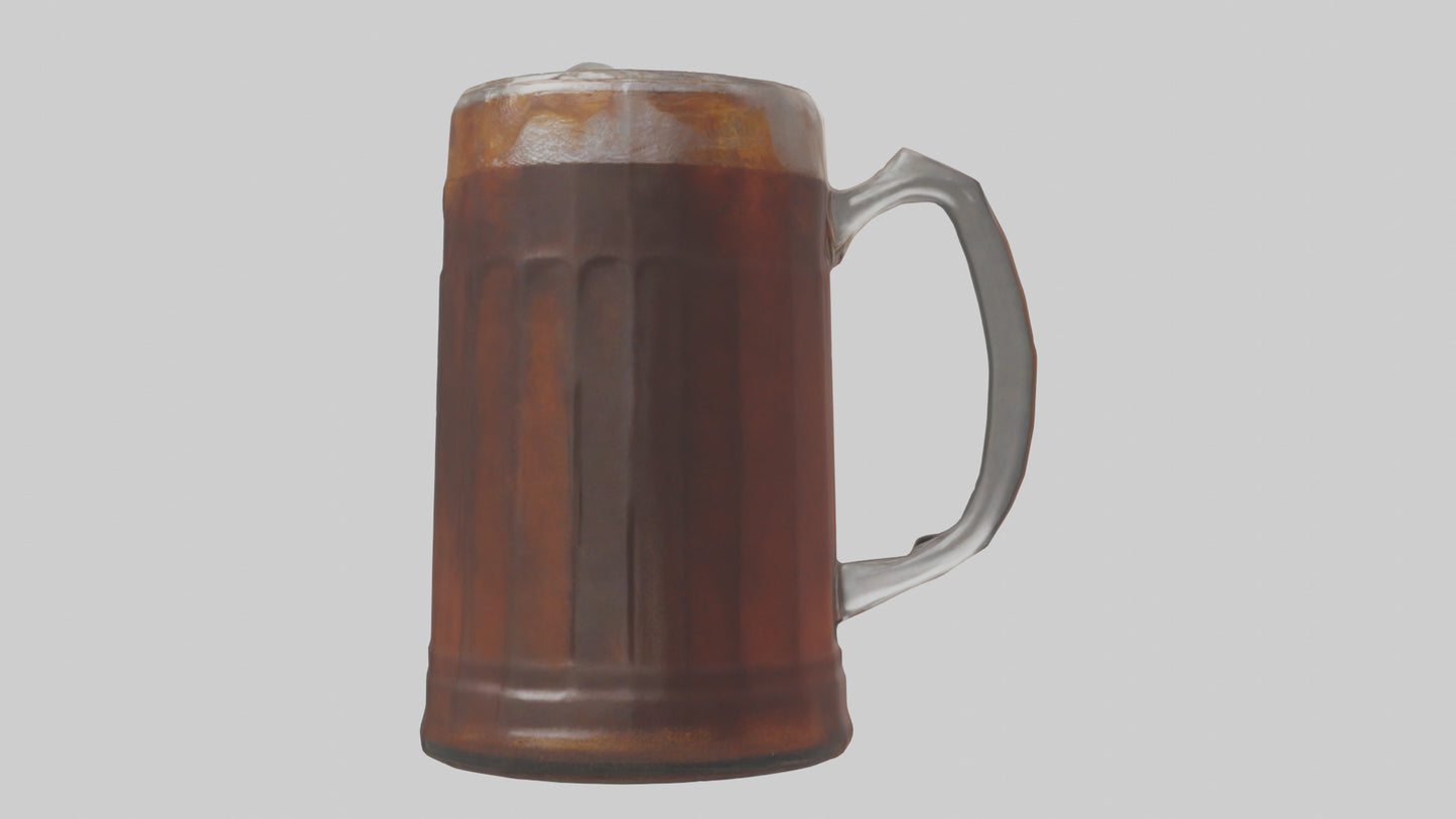 Root beer model VR / AR / low-poly