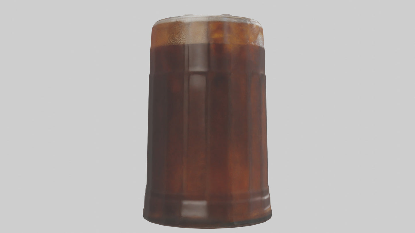 Root beer model VR / AR / low-poly
