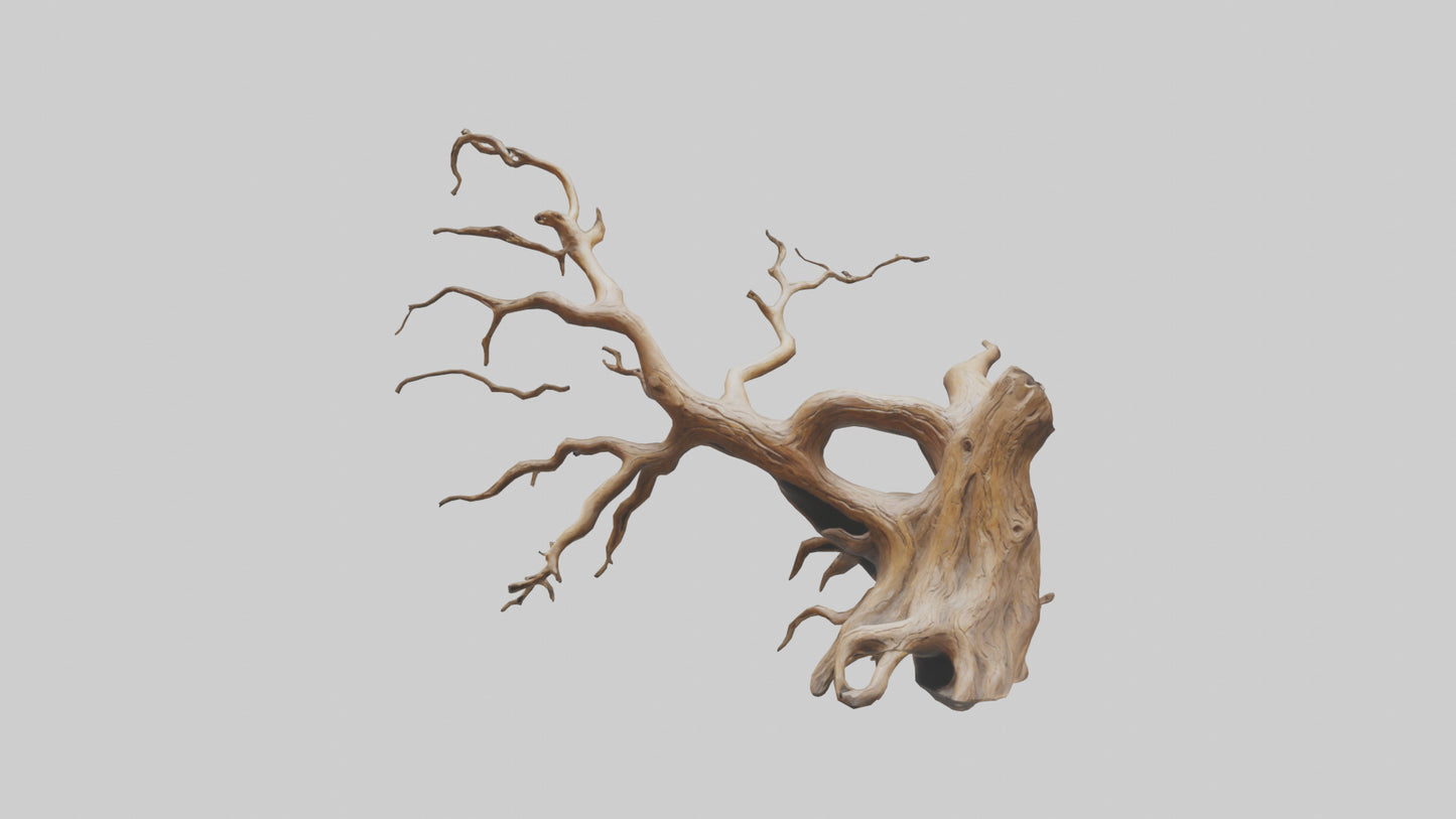 Root Tree Branch Sculpture model 3D model
