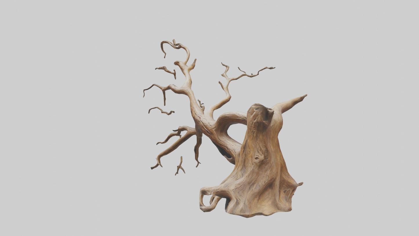Root Tree Branch Sculpture model 3D model