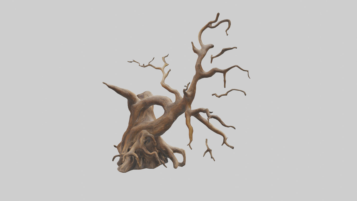 Root Tree Branch Sculpture model 3D model
