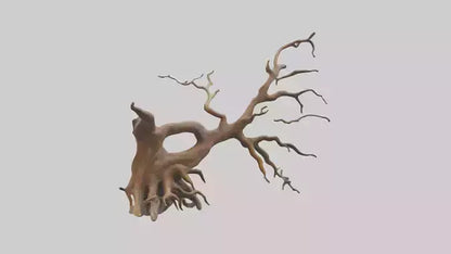 Root Tree Branch Sculpture model 3D model