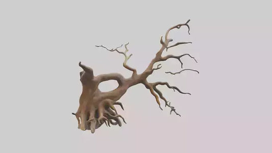 Root Tree Branch Sculpture model 3D model