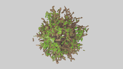 3D model Rooted in Earth sculpture model VR / AR / low-poly