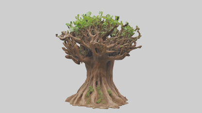 3D model Rooted in Earth sculpture model VR / AR / low-poly