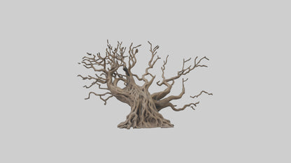 3D model Roots and Branches sculpture model VR / AR / low-poly