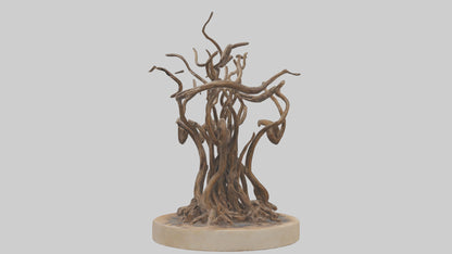 3D model Roots in Motion sculpture model VR / AR / low-poly