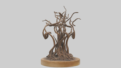 3D model Roots in Motion sculpture model VR / AR / low-poly