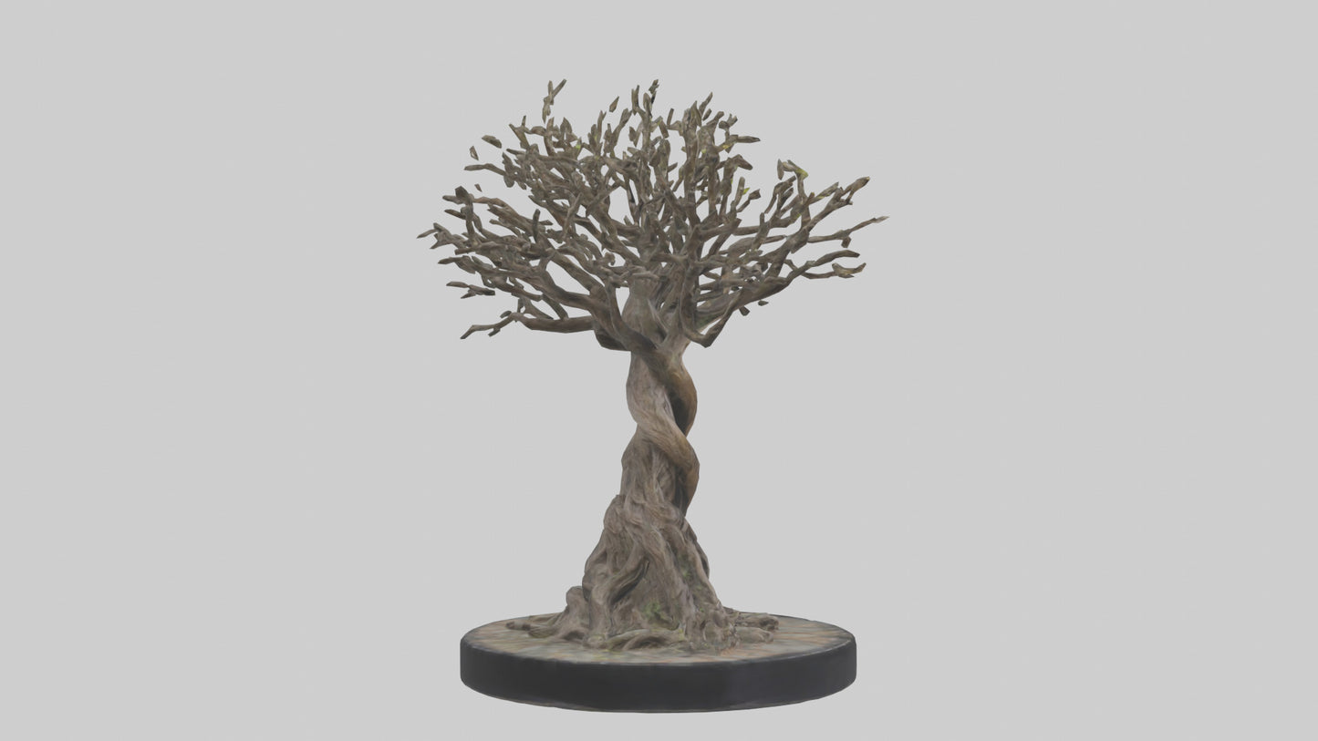 3D model Roots in Motion statue model VR / AR / low-poly