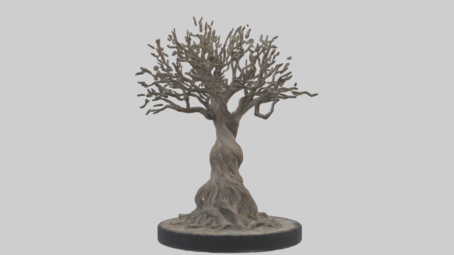 3D model Roots in Motion statue model VR / AR / low-poly