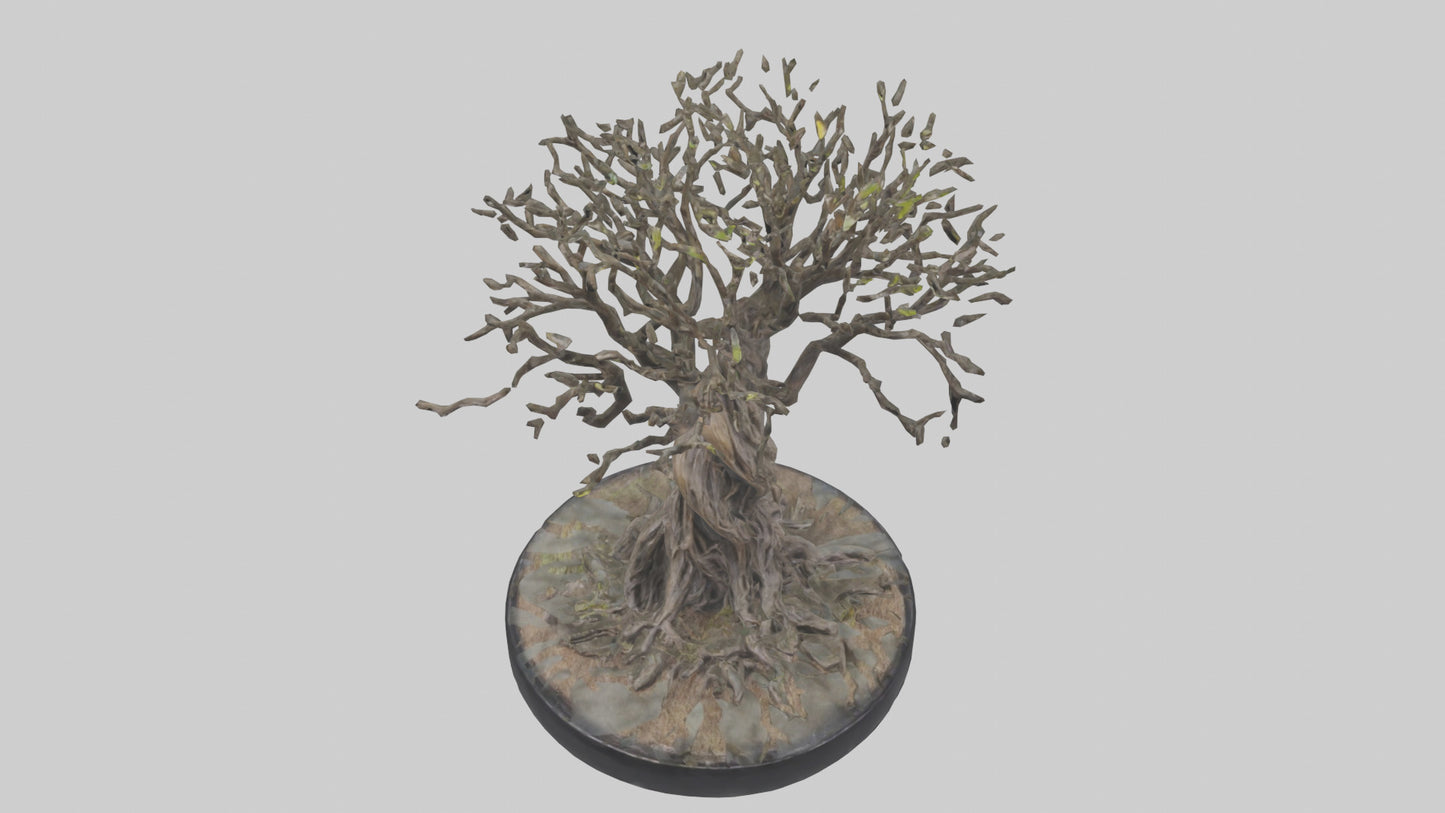 3D model Roots in Motion statue model VR / AR / low-poly