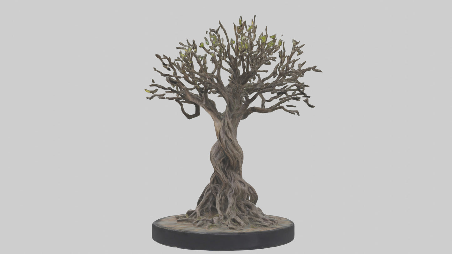 3D model Roots in Motion statue model VR / AR / low-poly