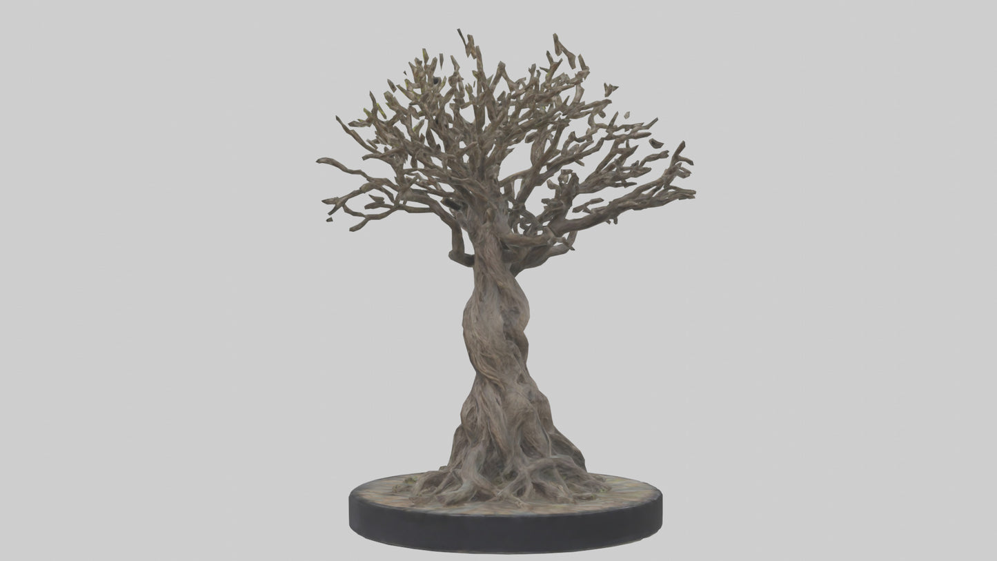 3D model Roots in Motion statue model VR / AR / low-poly
