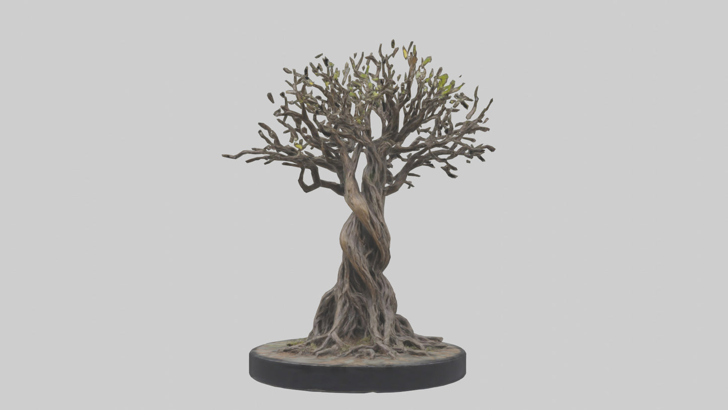 3D model Roots in Motion statue model VR / AR / low-poly